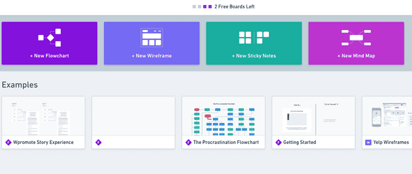 Whimsical dashboard options